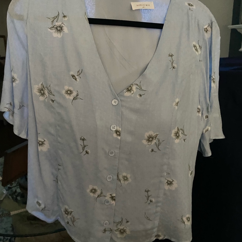 Light blue top size L